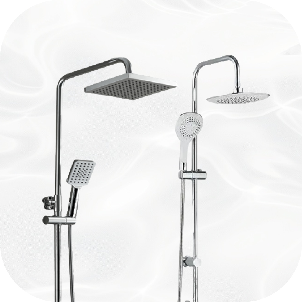 Душевые системы и стойки